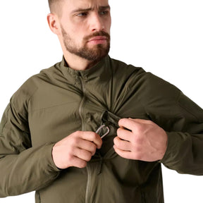 Giacca imbottita Helikon-Tex Wolfhound Lite colore Taiga Green, ultraleggera, strato Level 3