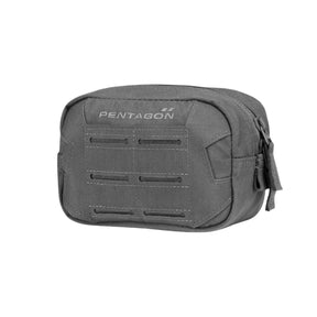 Pentagon Elpis Utility Pouch 15x10 Tasca Multifunzionale in Cordura 500D con Sistema MOLLE Laser Cut Cerniere YKK a Due Vie e Tasca Interna in Mesh Accessorio Tattico Modulare per Zaino o Cintura