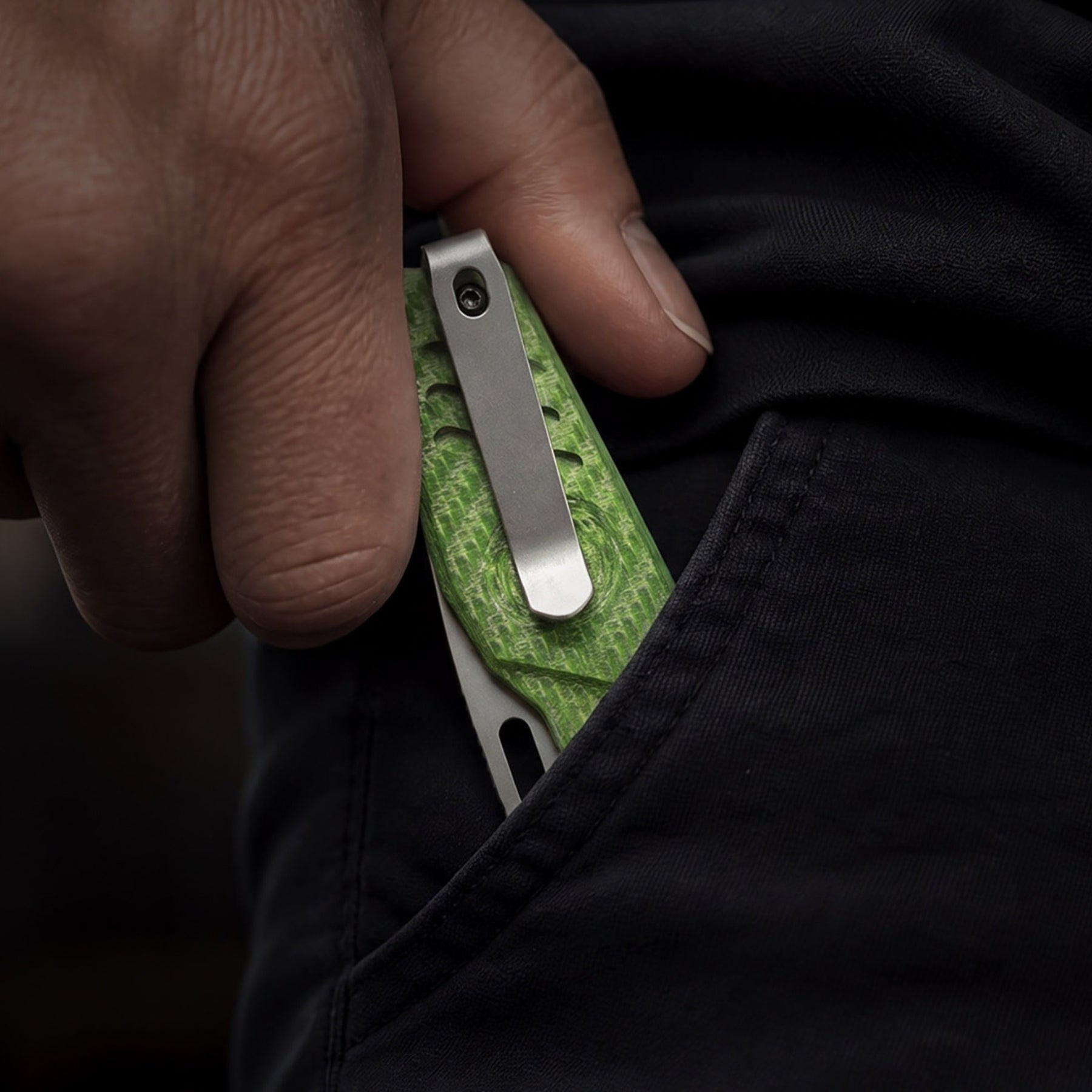 Extrema Ratio BFK ZERO coltello chiudibile tattico ed EDC con lama tanto, foro per apertura rapida, blocco di sicurezza e impugnatura ergonomica