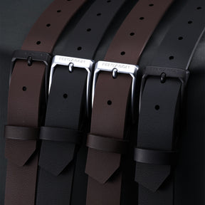 Pentagon Monte Belt 35 mm cintura per uso quotidiano ed EDC con fibbia in metallo e logo inciso profilo basso