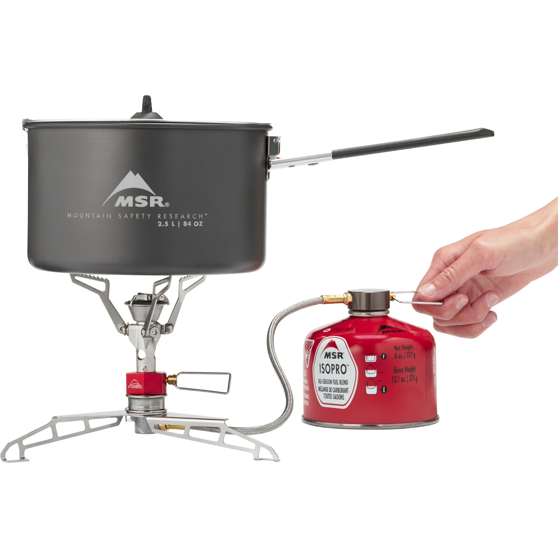MSR | LOWDOWN REMOTE STOVE ADAPTER - Adattatore remoto per fornello a gas
