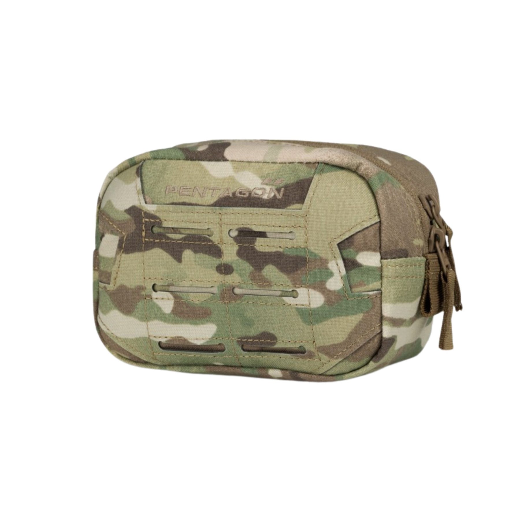 Pentagon Elpis Utility Pouch 15x10 Tasca Multifunzionale in Cordura 500D con Sistema MOLLE Laser Cut Cerniere YKK a Due Vie e Tasca Interna in Mesh Accessorio Tattico Modulare per Zaino o Cintura