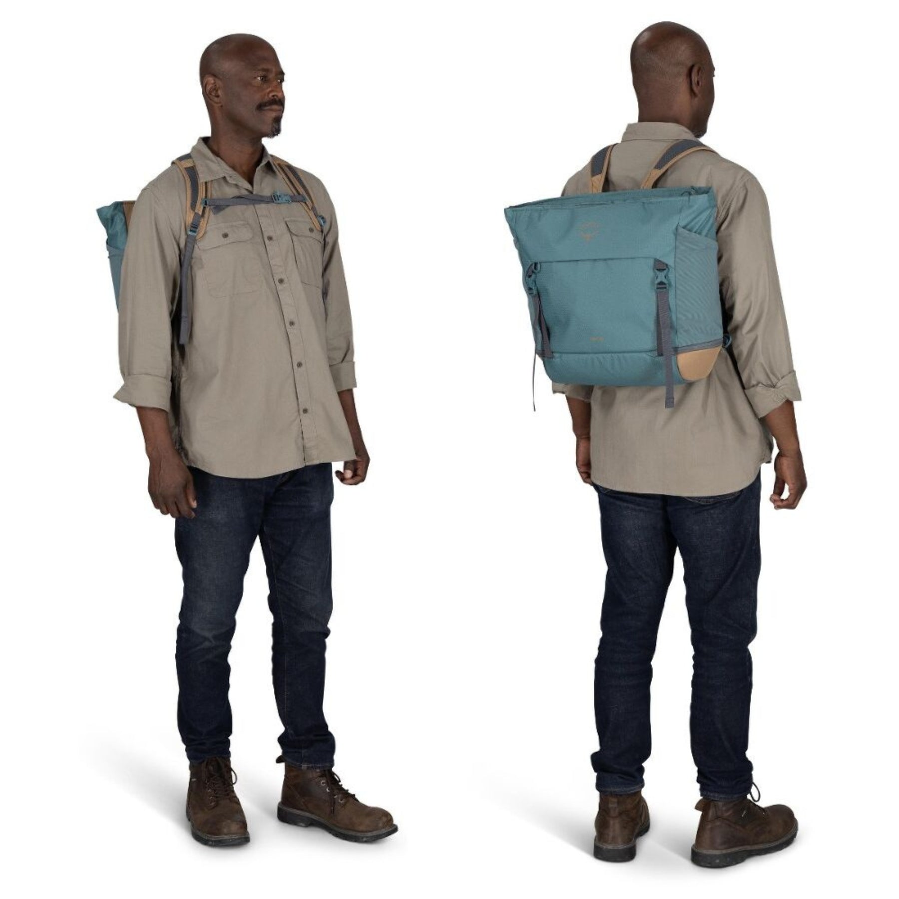 Osprey Daylite Large Tote Pack zaino e borsa da 26 litri con manici superiori spallacci integrati e cinghie frontali per uso quotidiano e outdoor
