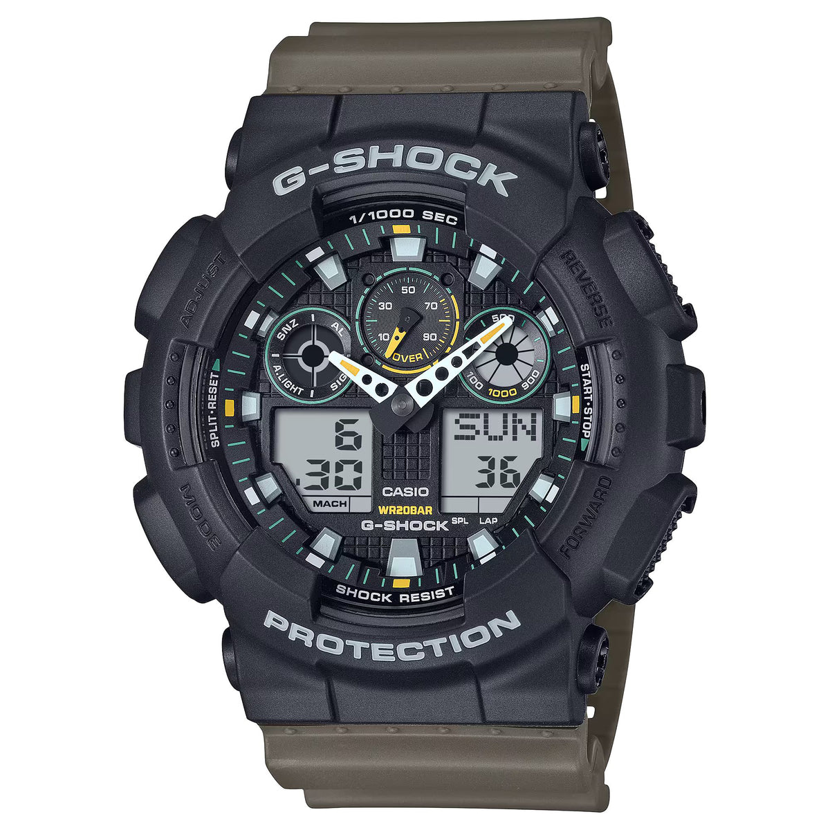 CASIO | G-SHOCK GA-100TU-1A3 - Orologio rugged