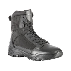 5.11 Tactical Fast-Tac 6 stivale tattico leggero da 6 pollici in pelle pieno fiore e nylon 840D ad alta resistenza all'abrasione, con soletta ammortizzata Ortholite e suola antiscivolo resistente agli oli, ideale per impiego operativo, pattuglia e outdoor.