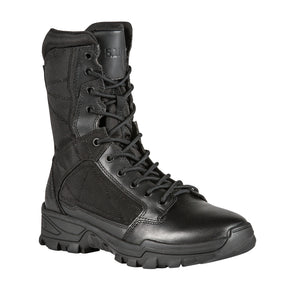 5.11 Tactical Fast-Tac 8  stivale tattico leggero da 8 pollici in pelle pieno fiore e nylon 840D ad alta resistenza all'abrasione, con soletta ammortizzata Ortholite e suola antiscivolo resistente agli oli, ideale per impiego operativo, pattuglia e outdoor.
