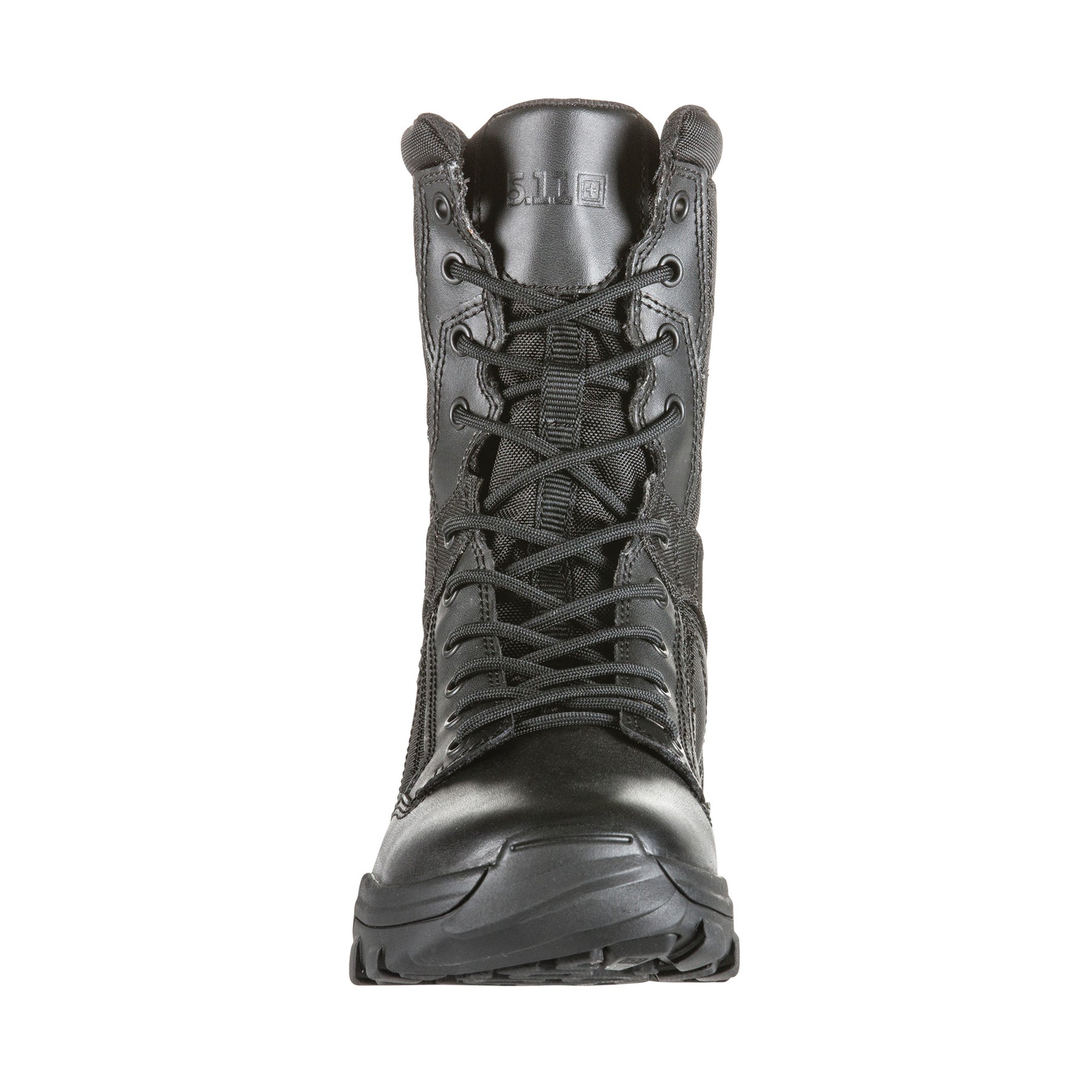 5.11 Tactical Fast-Tac 8  stivale tattico leggero da 8 pollici in pelle pieno fiore e nylon 840D ad alta resistenza all'abrasione, con soletta ammortizzata Ortholite e suola antiscivolo resistente agli oli, ideale per impiego operativo, pattuglia e outdoor.