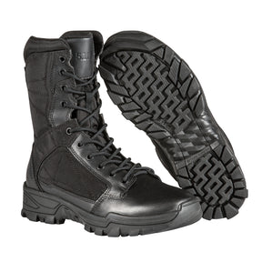 5.11 Tactical Fast-Tac 8  stivale tattico leggero da 8 pollici in pelle pieno fiore e nylon 840D ad alta resistenza all'abrasione, con soletta ammortizzata Ortholite e suola antiscivolo resistente agli oli, ideale per impiego operativo, pattuglia e outdoor.
