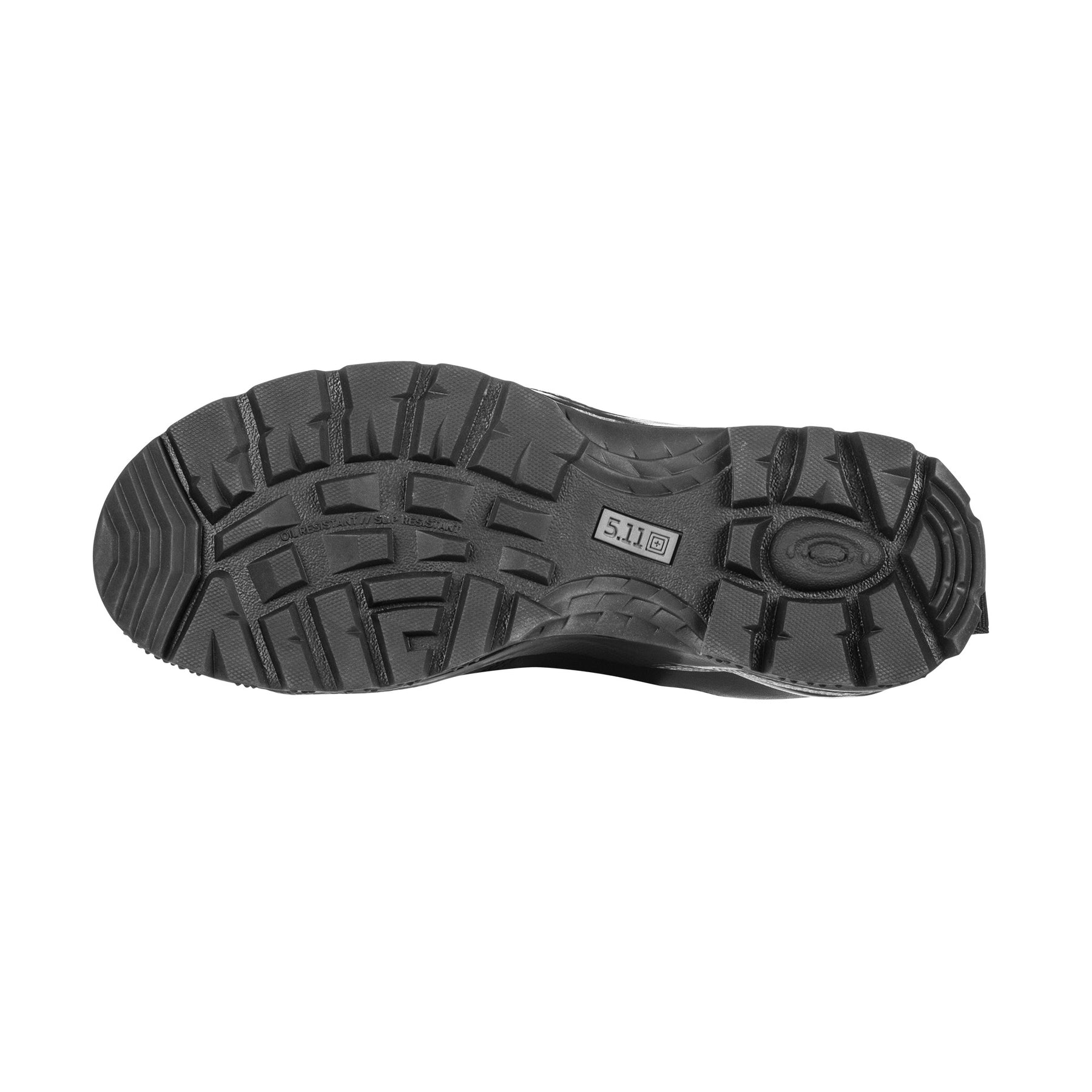 5.11 Tactical A.T.A.C. 2.0 8 Storm  anfibi tattici impermeabili da 8 pollici in pelle pieno fiore e nylon 840D con membrana SlipStream traspirante, cerniera laterale YKK, soletta Ortholite e suola antiscivolo resistente agli oli, ideali per impiego operativo e outdoor.