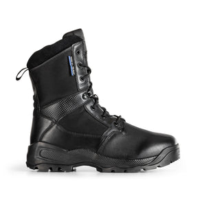 5.11 Tactical A.T.A.C. 2.0 8 Insulated anfibi tattici invernali impermeabili da 8 pollici in pelle pieno fiore e nylon 840D con isolamento termico 3M Thinsulate da 400g, membrana SlipStream traspirante, soletta Ortholite e suola antiscivolo, ideali per impiego operativo e climi rigidi.