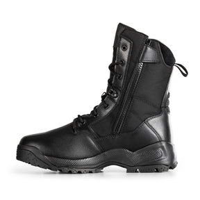 5.11 Tactical A.T.A.C. 2.0 8 Insulated anfibi tattici invernali impermeabili da 8 pollici in pelle pieno fiore e nylon 840D con isolamento termico 3M Thinsulate da 400g, membrana SlipStream traspirante, soletta Ortholite e suola antiscivolo, ideali per impiego operativo e climi rigidi.