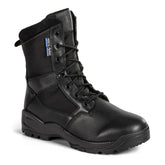 5.11 Tactical A.T.A.C. 2.0 8 Insulated anfibi tattici invernali impermeabili da 8 pollici in pelle pieno fiore e nylon 840D con isolamento termico 3M Thinsulate da 400g, membrana SlipStream traspirante, soletta Ortholite e suola antiscivolo, ideali per impiego operativo e climi rigidi.