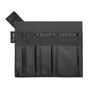 Inserto organizer tattico Helikon-Tex Insert Organizer, in Cordura, con scomparti elastici verticali per penne, torce e multi-tool, ideale per l'uso in tasche Admin o zaini