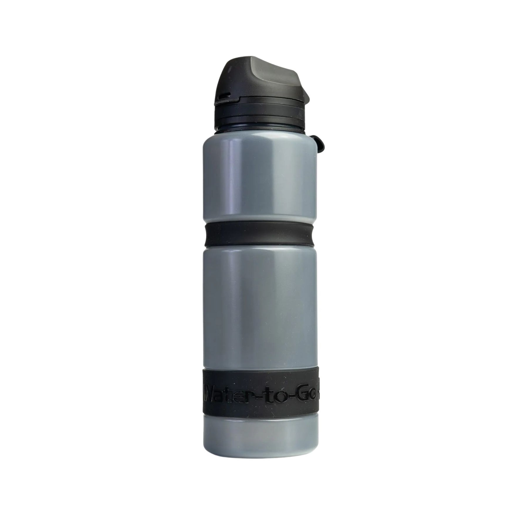 Water-to-Go Eco Active Bottle 75 cl borraccia filtrante con sistema di purificazione avanzato cinturino da polso integrato e chiusura di sicurezza ideale per attività outdoor escursionismo e sport.