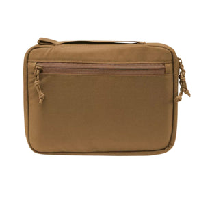 Helikon-Tex A5 Notebook Cover pouch EDC in Cordura con ampio pannello frontale in velcro e logo del brand, chiusura a cerniera superiore e tiretti in paracord. Organizer tattico portadocumenti e per accessori.
