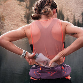 Osprey Duro Dyna Pro Belt cintura marsupio per trail running da 0.8 litri con schienale in rete traspirante tasca frontale con zip e cordini elastici di compressione e trasporto