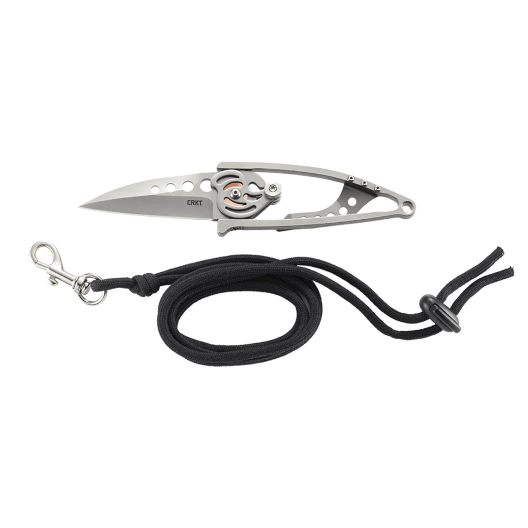 CRKT Snap Lock coltello chiudibile tascabile con sistema di apertura laterale rotante a camma design Ed Van Hoy, lama in acciaio inox e impugnatura scheletrata per EDC