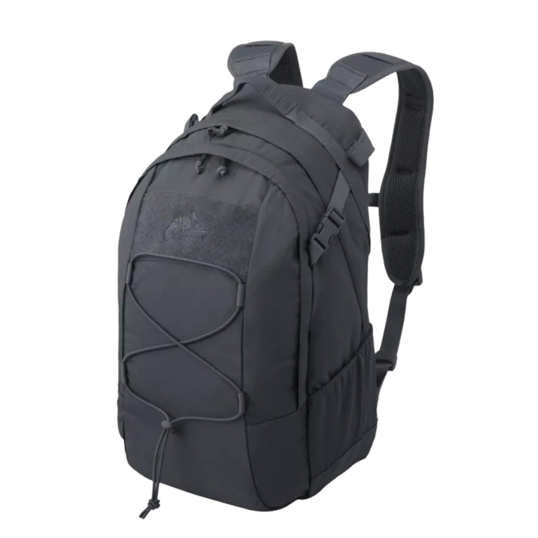 Helikon-Tex EDC Lite Backpack zaino leggero da 21 litri in nylon con cordino elastico frontale pannello a strappo tasche laterali in rete e spallacci anatomici ideale per uso quotidiano escursioni e outdoor
