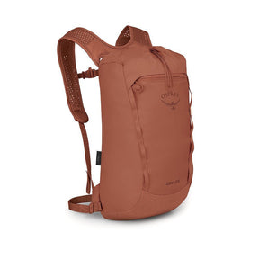 Osprey Daylite Cinch Zaino da 15 Litri con chiusura superiore a coulisse, spallacci traspiranti traforati e tasca frontale con zip. Accessorio versatile ideale per trekking leggero, escursioni e uso quotidiano.