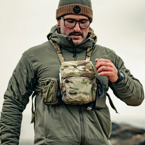 EBERLESTOCK | BRAVO MODULAR BINO PACK - Chest pack per binocolo - BackPacco - BP-EBERLESTOCK-B9SMM