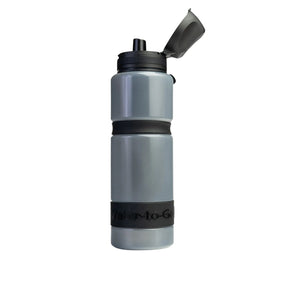 Water-to-Go Eco Active Bottle 75 cl borraccia filtrante con sistema di purificazione avanzato cinturino da polso integrato e chiusura di sicurezza ideale per attività outdoor escursionismo e sport.