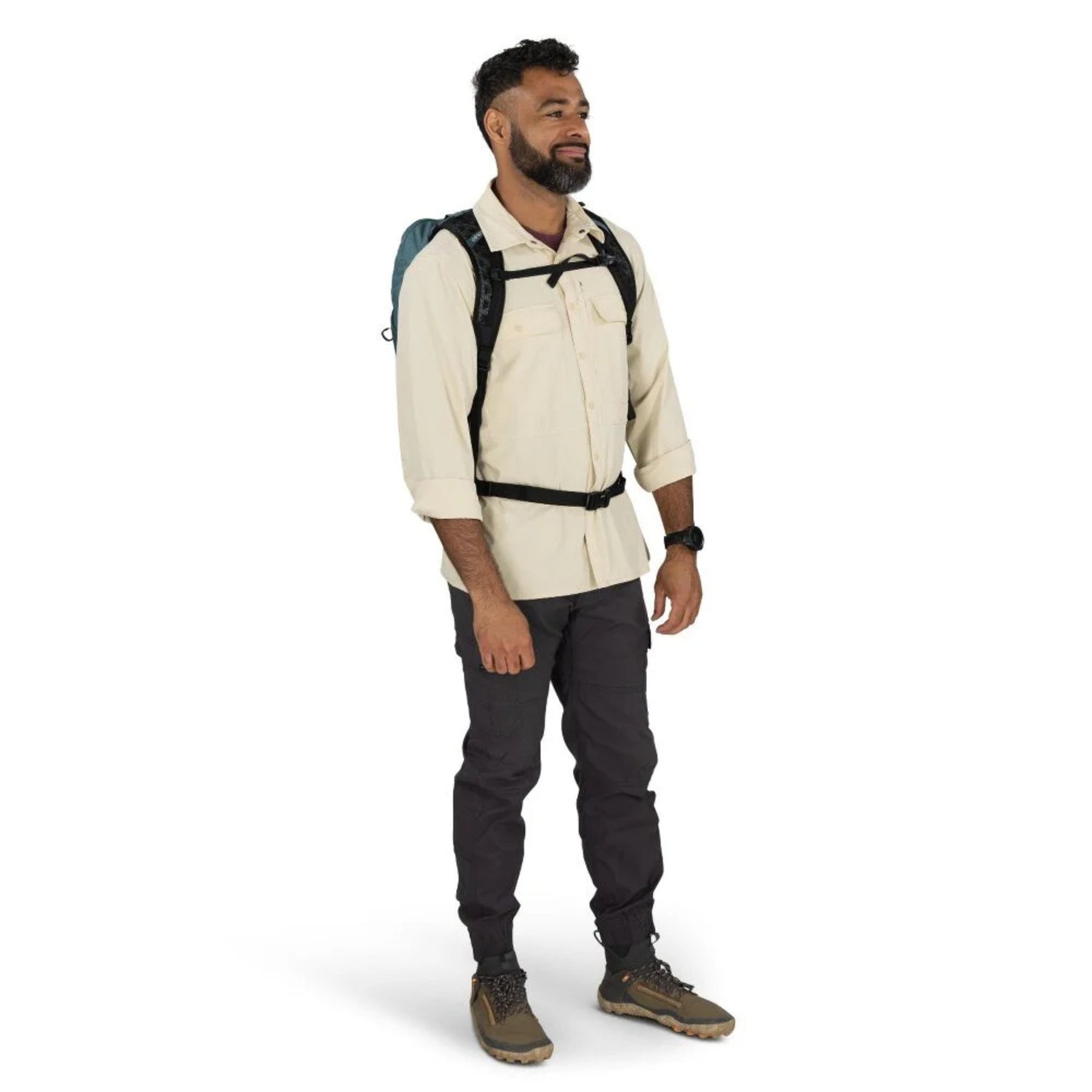Osprey Hikelite LT 16 zaino tecnico da escursionismo giornaliero ultraleggero con capacità 16 L dotato di schienale ventilato AirSpeed tasche laterali in rete elastica e spallacci traspiranti. Zaino da trekking ideale per camminate outdoor e gite in giornata.