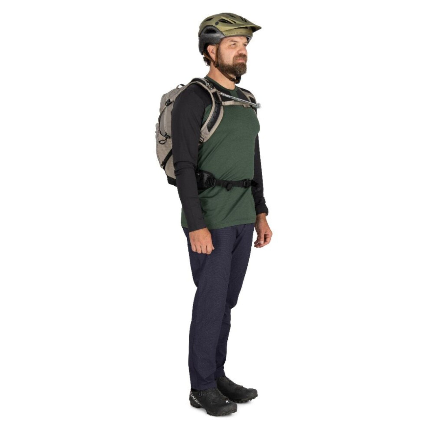 Osprey Raptor 14 zaino da ciclismo e mountain bike da 14 litri con pannello posteriore ventilato AirScape, attacco esterno per casco LidLock, scomparto per sacca idrica e sistema portattrezzi ToolWrap integrato per massima stabilità durante le uscite outdoor.