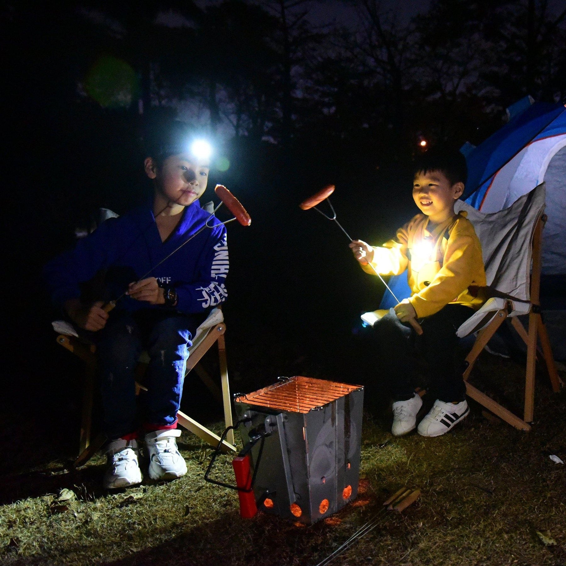 WUBEN H3 Torcia frontale da 120 lumen con fascia elastica regolabile e ottica a LED per outdoor