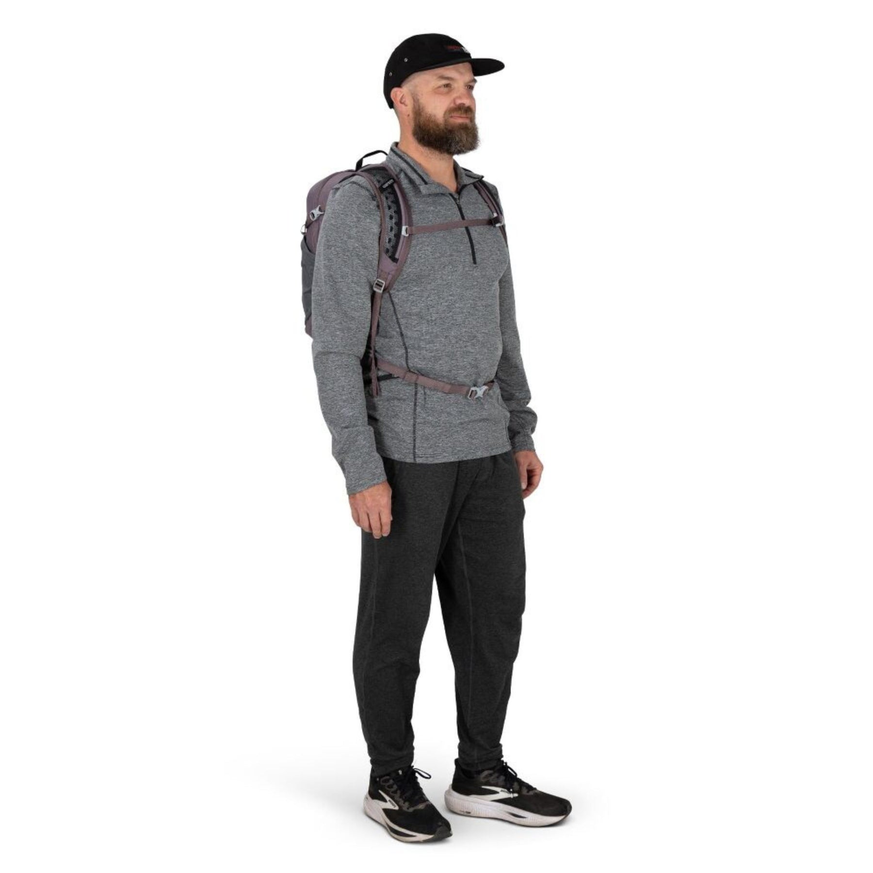 OSPREY SPORTLITE 15 Zaino da trekking da 15 litri con schienale traspirante AirScape, apertura a zip, tasche elasticizzate, scomparto idratazione e cinghie di compressione, ideale per escursioni, collezione 2026