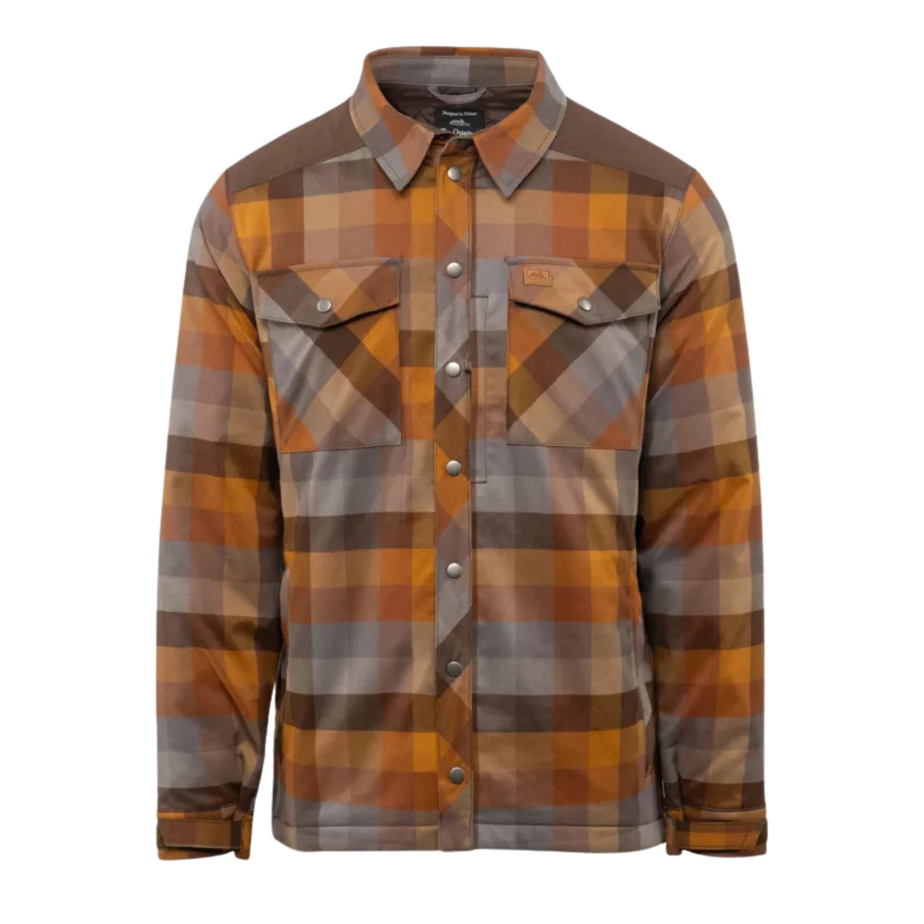 Helikon-Tex Winter Warden Shirt KO-WWS-PB camicia invernale imbottita con isolamento sintetico da 60 g/m2, rinforzi sulle spalle in tessuto VersaStretch, chiusura con bottoni automatici Prym, polsini regolabili e 7 tasche funzionali per bushcraft, escursionismo e outdoor