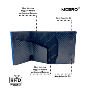 MOERO | PRO ZIP CARBON RACING BLUE - BLUE - Portafoglio