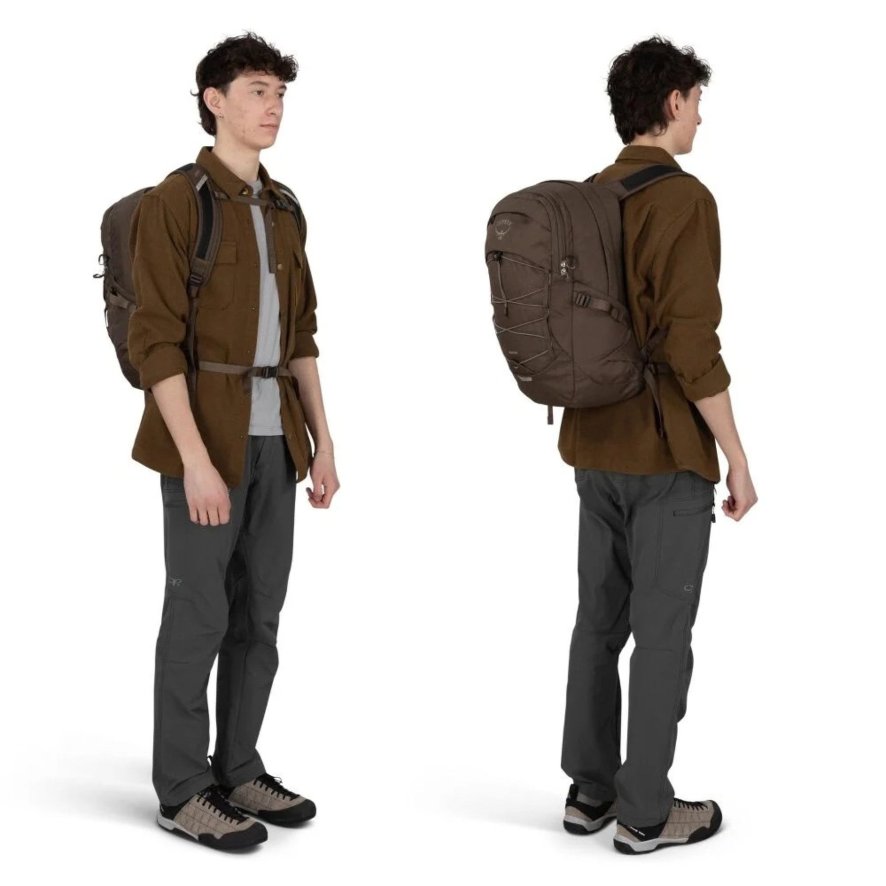 Osprey Quasar 26 Driftshade zaino multitasca da 26 litri in edizione limitata con scomparto porta pc, cordino elastico frontale bungee e spallacci ergonomici traspiranti per uso quotidiano ed outdoor
