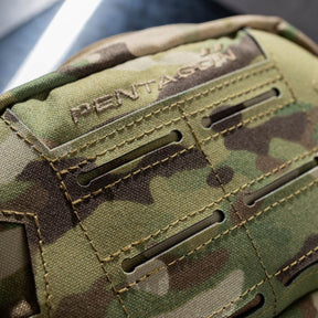 Pentagon Elpis Utility Pouch 15x10 Tasca Multifunzionale in Cordura 500D con Sistema MOLLE Laser Cut Cerniere YKK a Due Vie e Tasca Interna in Mesh Accessorio Tattico Modulare per Zaino o Cintura