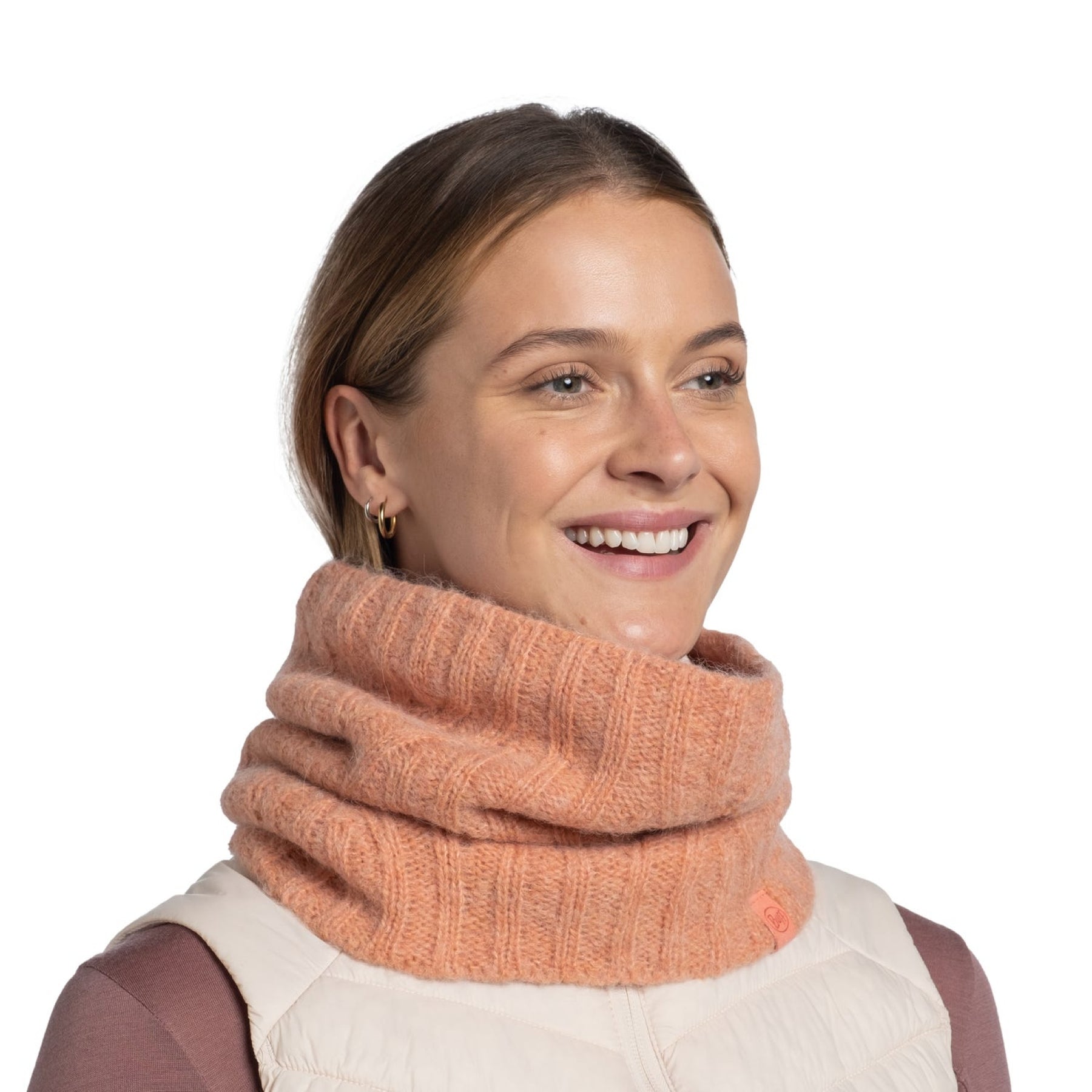 BUFF | KNITTED NECK WARMER - NERLA CRIMSON - Scaldacollo