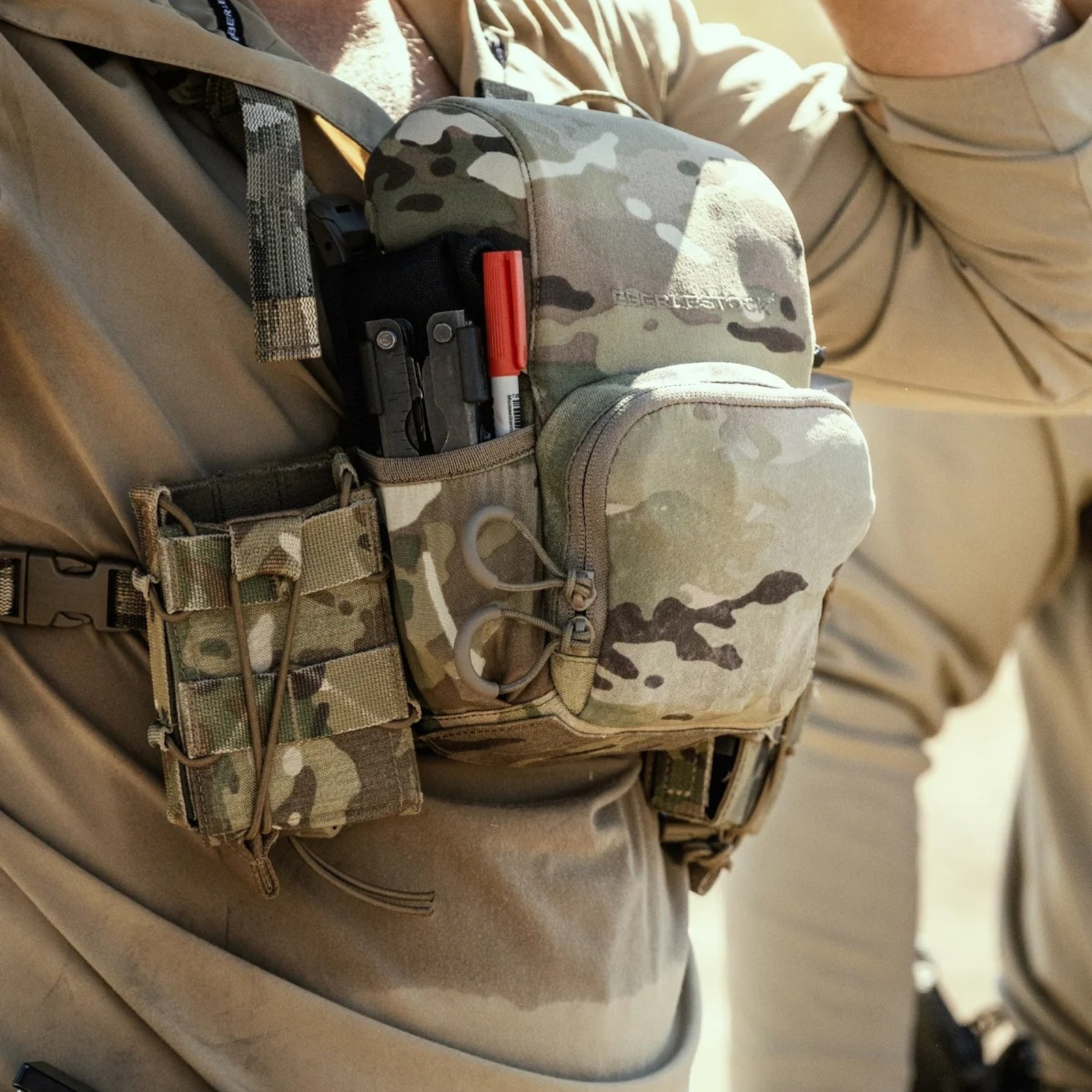 EBERLESTOCK | BRAVO MODULAR BINO PACK - Chest pack per binocolo - BackPacco - BP-EBERLESTOCK-B9SMM