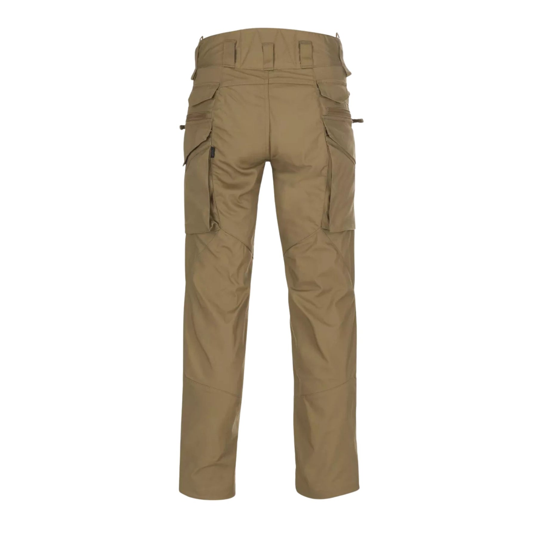 Helikon-Tex Pilgrim Pants pantaloni tecnici in tessuto DuraCanvas con rinforzi sulle ginocchia, tasche e vita rialzata per protezione renale. Ideali per bushcraft, escursionismo e attività outdoor impegnative.