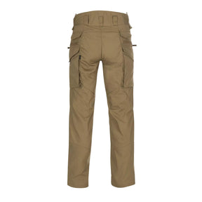 Helikon-Tex Pilgrim Pants pantaloni tecnici in tessuto DuraCanvas con rinforzi sulle ginocchia, tasche e vita rialzata per protezione renale. Ideali per bushcraft, escursionismo e attività outdoor impegnative.