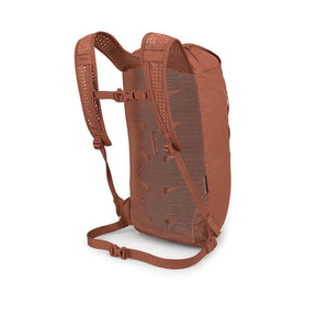 Osprey Daylite Cinch Zaino da 15 Litri con chiusura superiore a coulisse, spallacci traspiranti traforati e tasca frontale con zip. Accessorio versatile ideale per trekking leggero, escursioni e uso quotidiano.