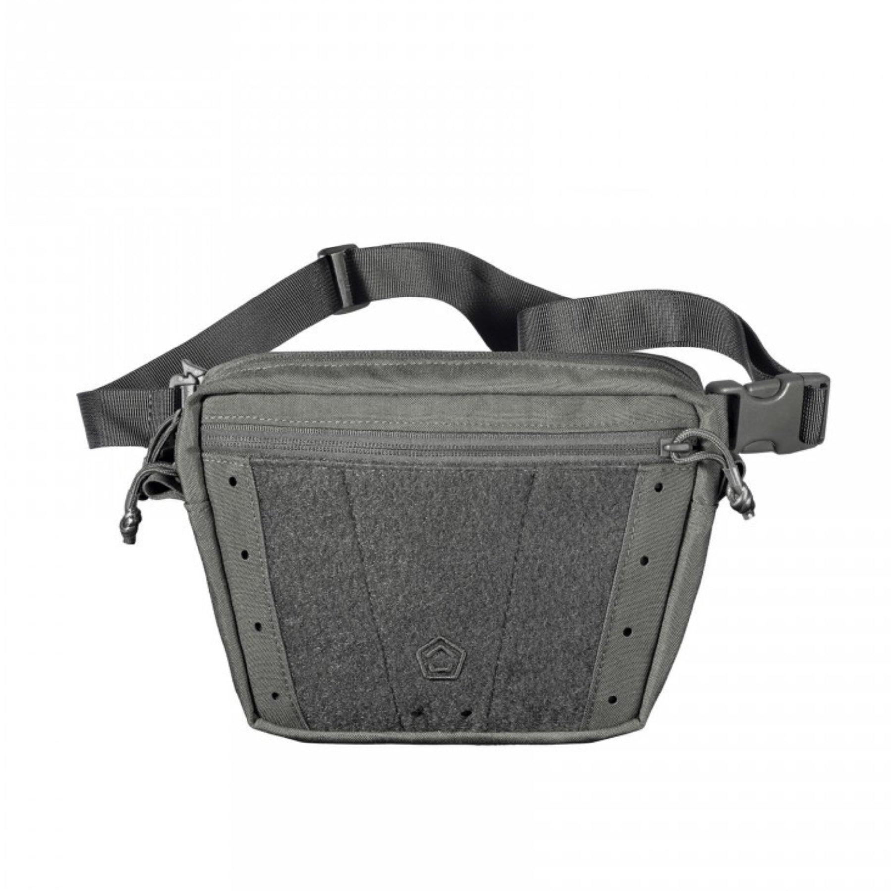 Pentagon Amina Dangler Pouch marsupio tattico multifunzione e tasca dangler per gilet portapiastre con pannello frontale a strappo per patch, fori di drenaggio e cinghia regolabile con fibbia a sgancio rapido per uso EDC e outdoor.