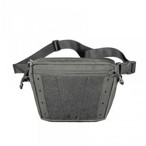 Pentagon Amina Dangler Pouch marsupio tattico multifunzione e tasca dangler per gilet portapiastre con pannello frontale a strappo per patch, fori di drenaggio e cinghia regolabile con fibbia a sgancio rapido per uso EDC e outdoor.