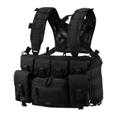 Chest rig tattico Helikon-Tex Guardian Recce, leggero e modulare con configurazione per ricognizione, dotato di tasche integrate e compatibilità con sistema MOLLE/PALS