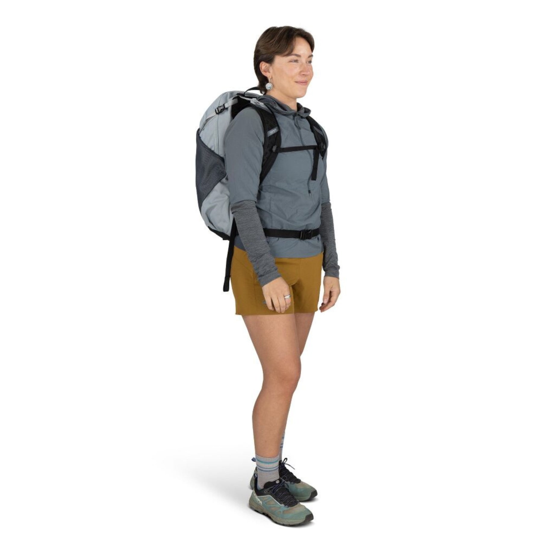 Osprey Hikelite LT 22 zaino da 22 litri ultraleggero per escursionismo e trekking con schienale ventilato tasche laterali in rete e spallacci ergonomici regolabili ideale per outdoor e camminate in montagna