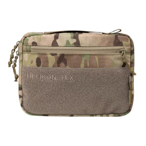 Helikon-Tex A5 Notebook Cover pouch EDC in Cordura con ampio pannello frontale in velcro e logo del brand, chiusura a cerniera superiore e tiretti in paracord. Organizer tattico portadocumenti e per accessori.