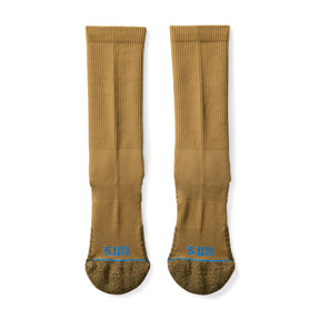 5.11 Tactical Cryo-Tac Ultra Crew Socks coppia di calzini tecnici traspiranti con supporto plantare rinforzato e logo frontale pack da 2
