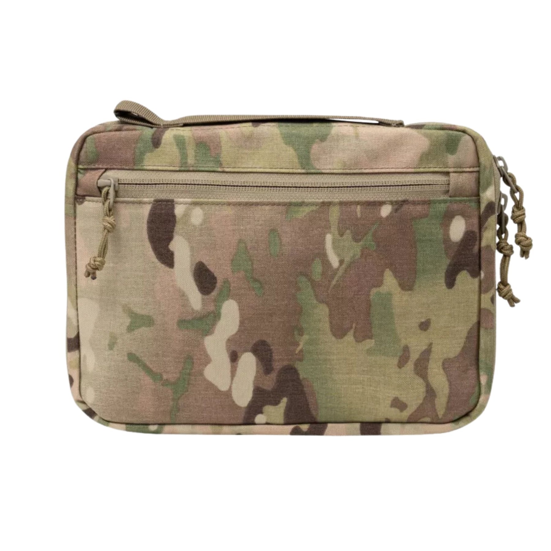 Helikon-Tex A5 Notebook Cover pouch EDC in Cordura con ampio pannello frontale in velcro e logo del brand, chiusura a cerniera superiore e tiretti in paracord. Organizer tattico portadocumenti e per accessori.