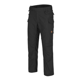 Helikon-Tex Pilgrim Pants pantaloni tecnici in tessuto DuraCanvas con rinforzi sulle ginocchia, tasche e vita rialzata per protezione renale. Ideali per bushcraft, escursionismo e attività outdoor impegnative.