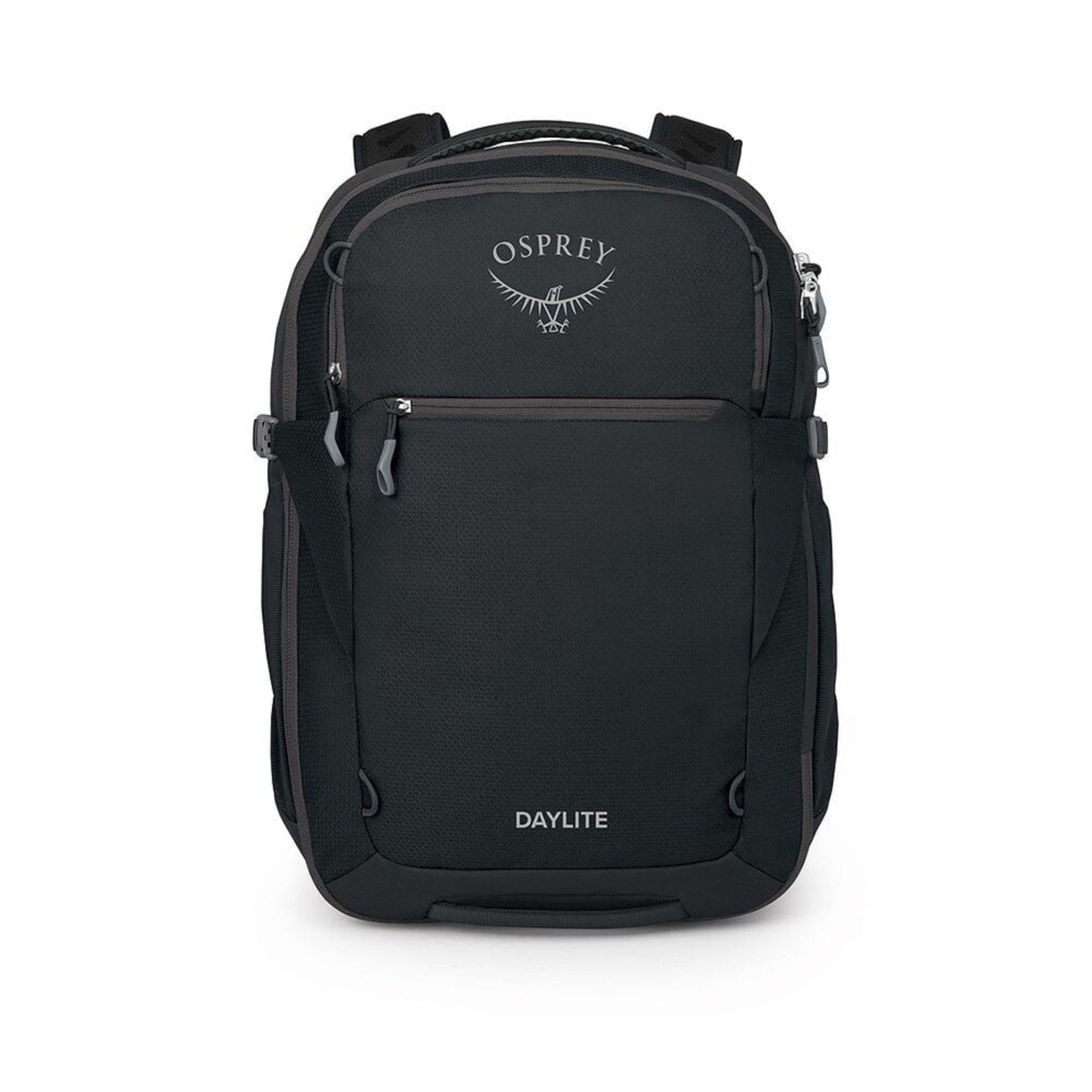 Osprey Daylite Carry-On Travel Pack 35 zaino da 35 litri ottimizzato per i viaggi con spallacci imbottiti, tasca frontale con zip, cinghie di compressione e tasche laterali elasticizzate. Un bagaglio a mano versatile ideale per escursioni e spostamenti.