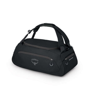 Osprey Daylite Duffel 30 borsone compatto da 30 litri in poliestere riciclato con apertura a U, tasche laterali con zip, spallacci imbottiti convertibili per trasporto a zaino o a tracolla, ideale per palestra, viaggi brevi, sport e uso quotidiano