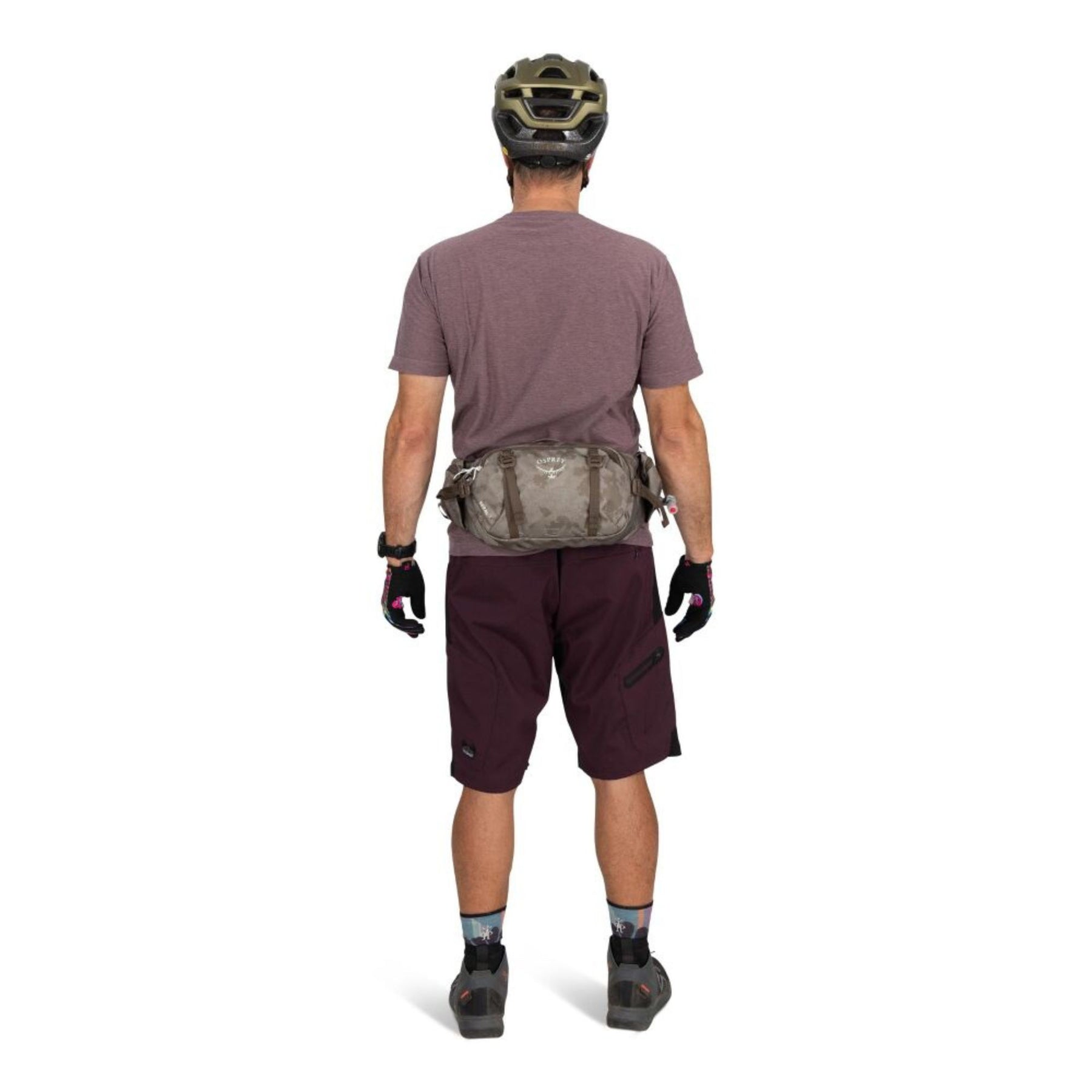 Osprey Seral 7 marsupio idrico da ciclismo e MTB con capacità 7 litri, serbatoio d'acqua integrato, tasche organizer con cerniera e cinghie di compressione stabilizzanti. Collezione 2026.