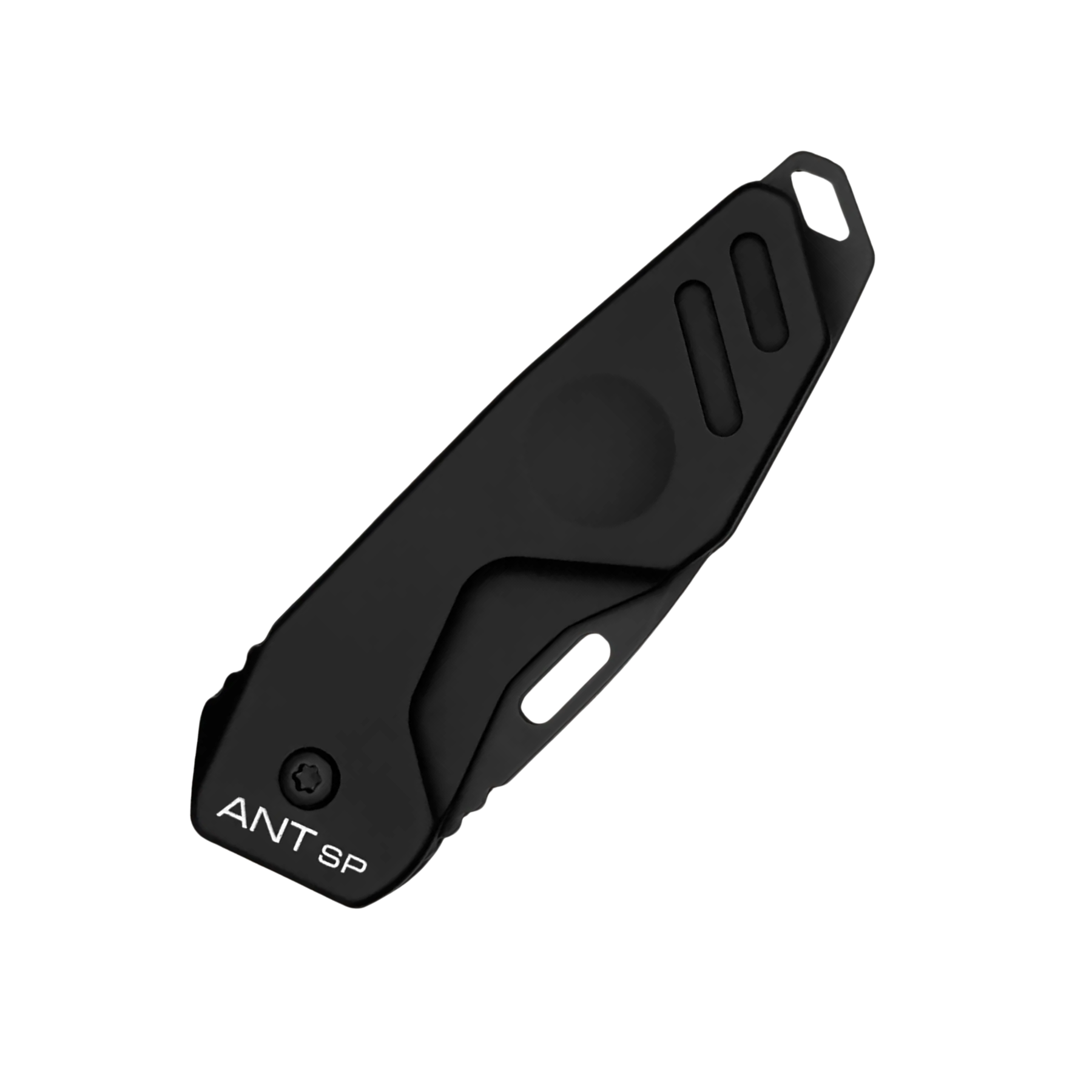 Extrema Ratio ANT SP: Coltello chiudibile EDC ultra-compatto e leggero. Lama in acciaio Bohler N690 e impugnatura in alluminio anticorodal anodizzato. Dotato di asola per cordino. Design minimalista ideale per porto quotidiano e utility.